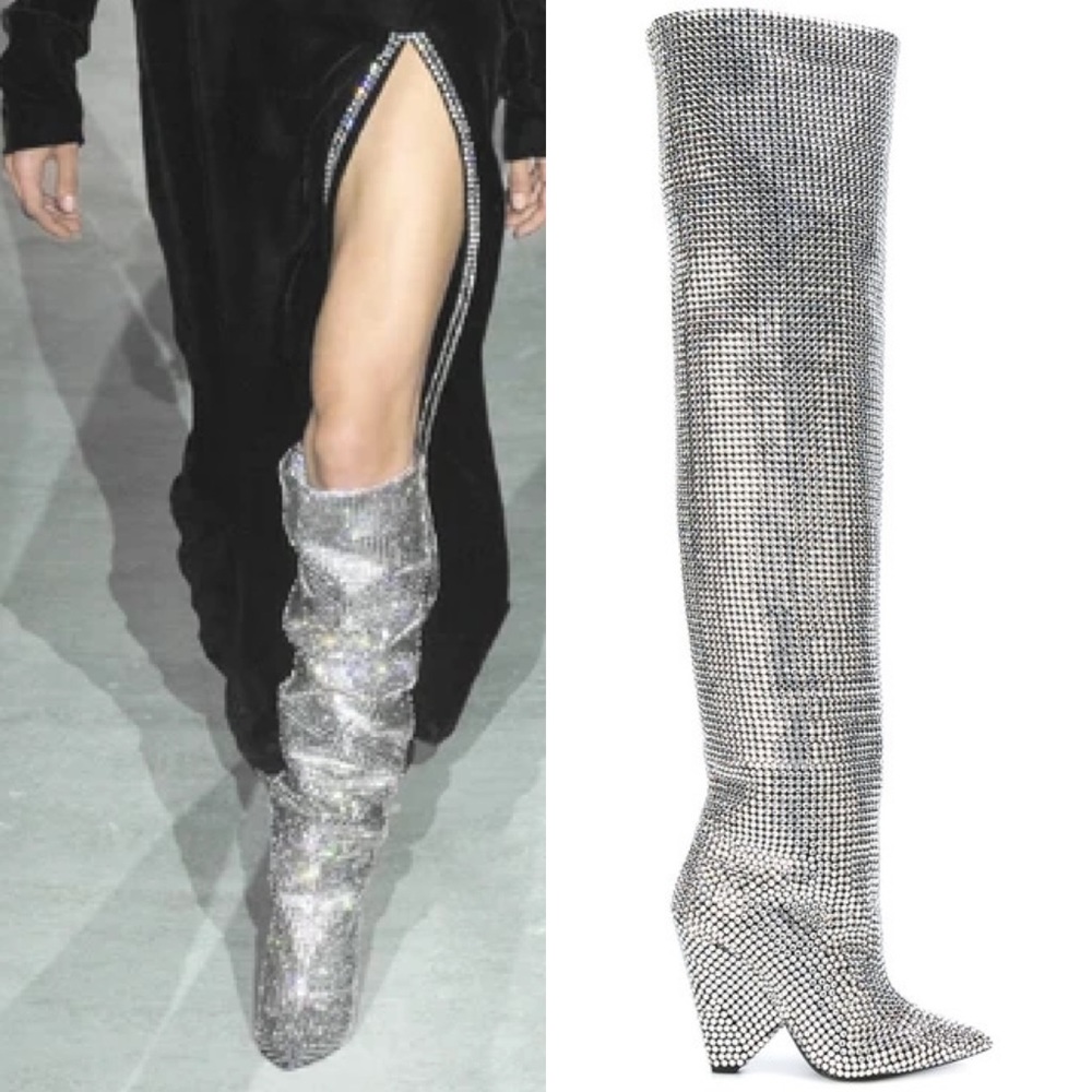 SAINT LAURENT NIKI BOOTS - Picture 2 of 14